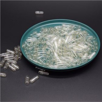 Bo'sh shaffof kapsulalar